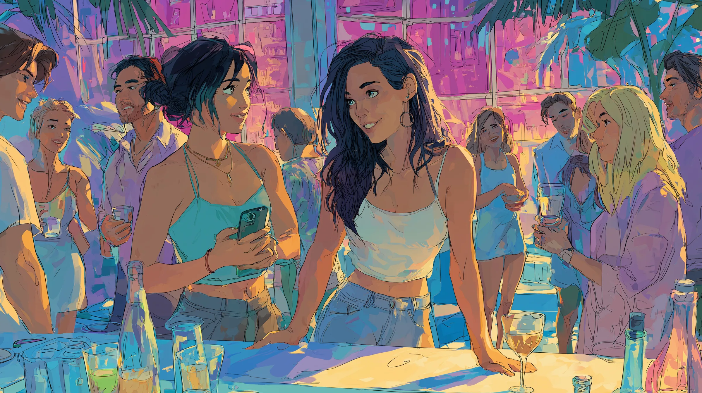 Picking a song on a phone